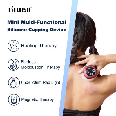 Fitdash 재충전 가능한 스마트 컵 치료 마사저 장치 무선 기능