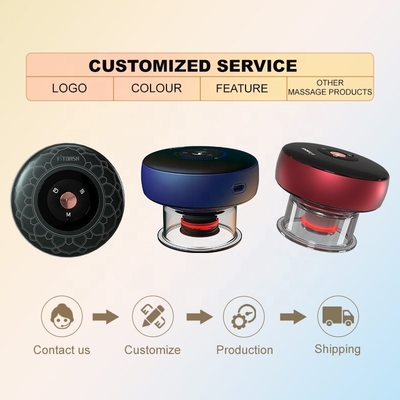 Fitdash 1800mAh 진동 적색 빛 컵 치료 도구