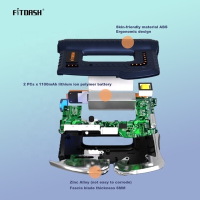 Fitdash 7.4v / 1100mah Fascia 마사저 칼 홈 Guasha 스크래핑 마사지