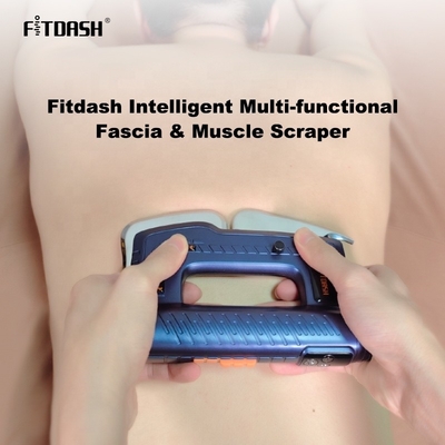 Fitdash EMS 체력 유형-C 가열 된 구아샤 도구를위한 가열 된 진동 근육 스크래퍼