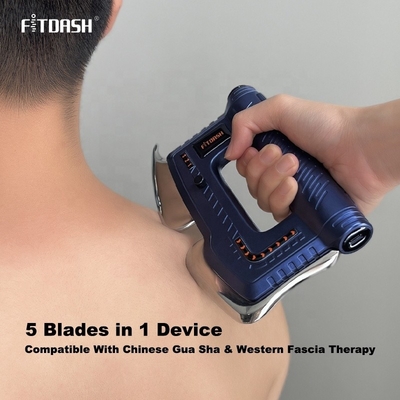다기능 Fitdash NMES 마사저 가열 진동 기능을 가진 스마트 근육 스크래퍼