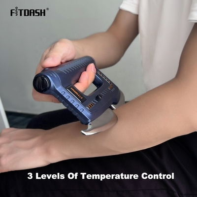 다기능 Fitdash NMES 마사저 가열 진동 기능을 가진 스마트 근육 스크래퍼