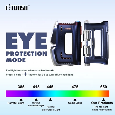 다기능 Fitdash NMES 마사저 가열 진동 기능을 가진 스마트 근육 스크래퍼