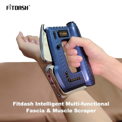다기능 Fitdash NMES 마사저 가열 진동 기능을 가진 스마트 근육 스크래퍼