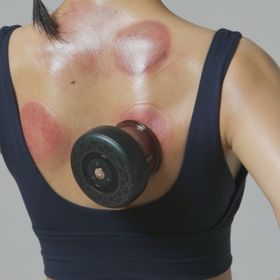 적외선 열 진공 컵을 가진 무선 Fitdash 스마트 Moxibustion 컵 마사저