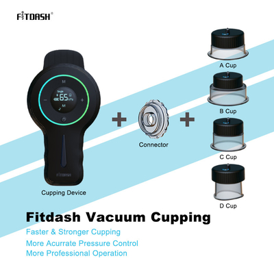 1년 유효기간 Fitdash 지능형 진공 컵링 전기 스마트 동적 컵링 스파 스크래핑 도구