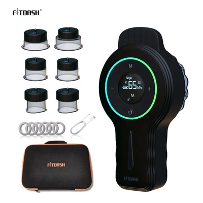 클래스 II 기기 Fitdash 스마트 다이내믹 컵 테라피 세트 빨간 빛과 스크래핑 컵