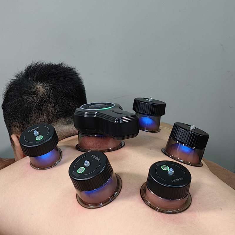 스마트 컵 마사저 320mm*230mm*80mm 크기 Fitdash 전기 컵 치료 세트